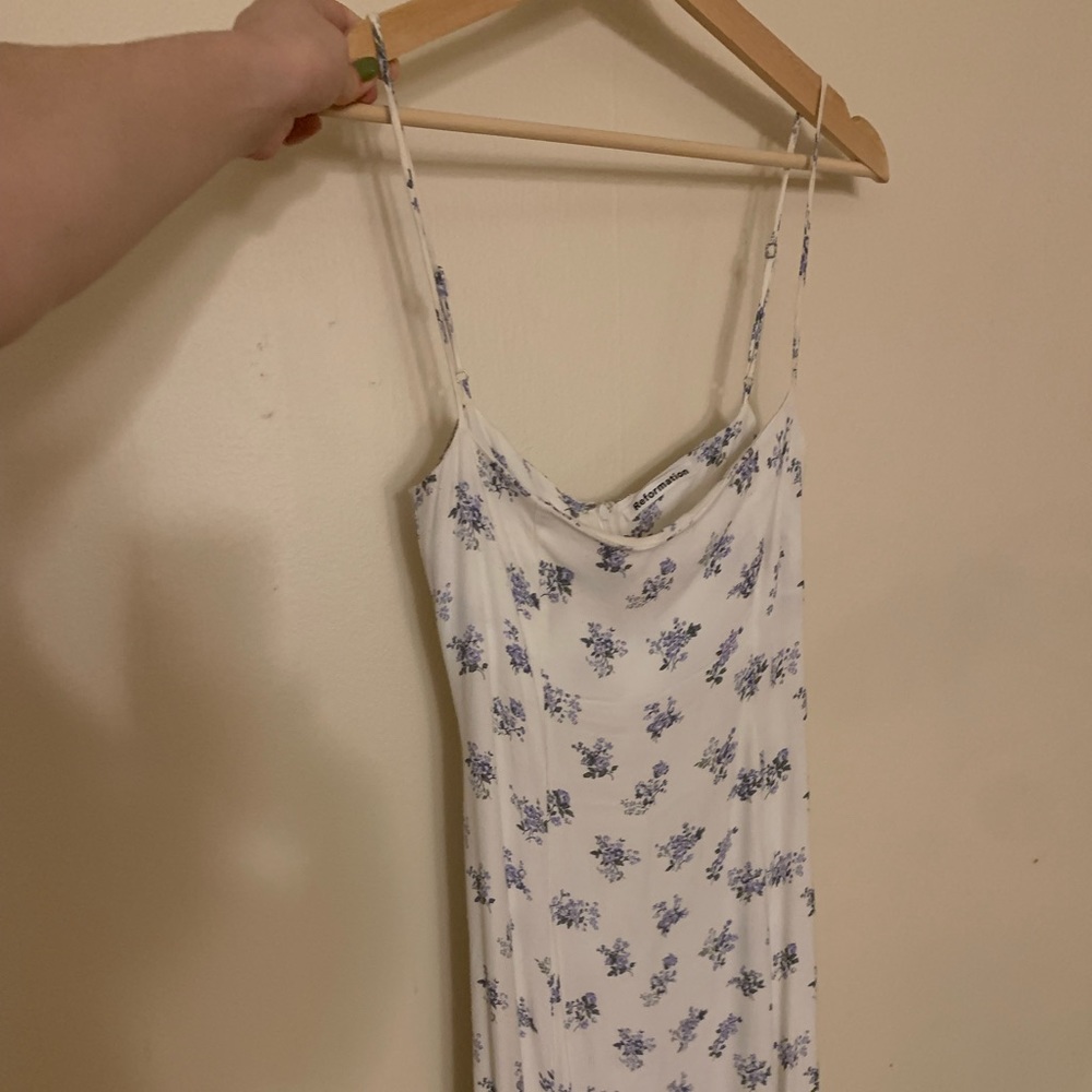 Reformation midi dress, size 2 fits like a 0